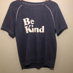 super cute blue top from target "be kind"
